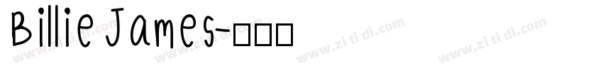 Billie James字体转换